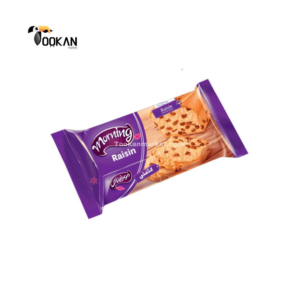 کیک کشمشی مورنینگ 100 گرمی شیرین عسل