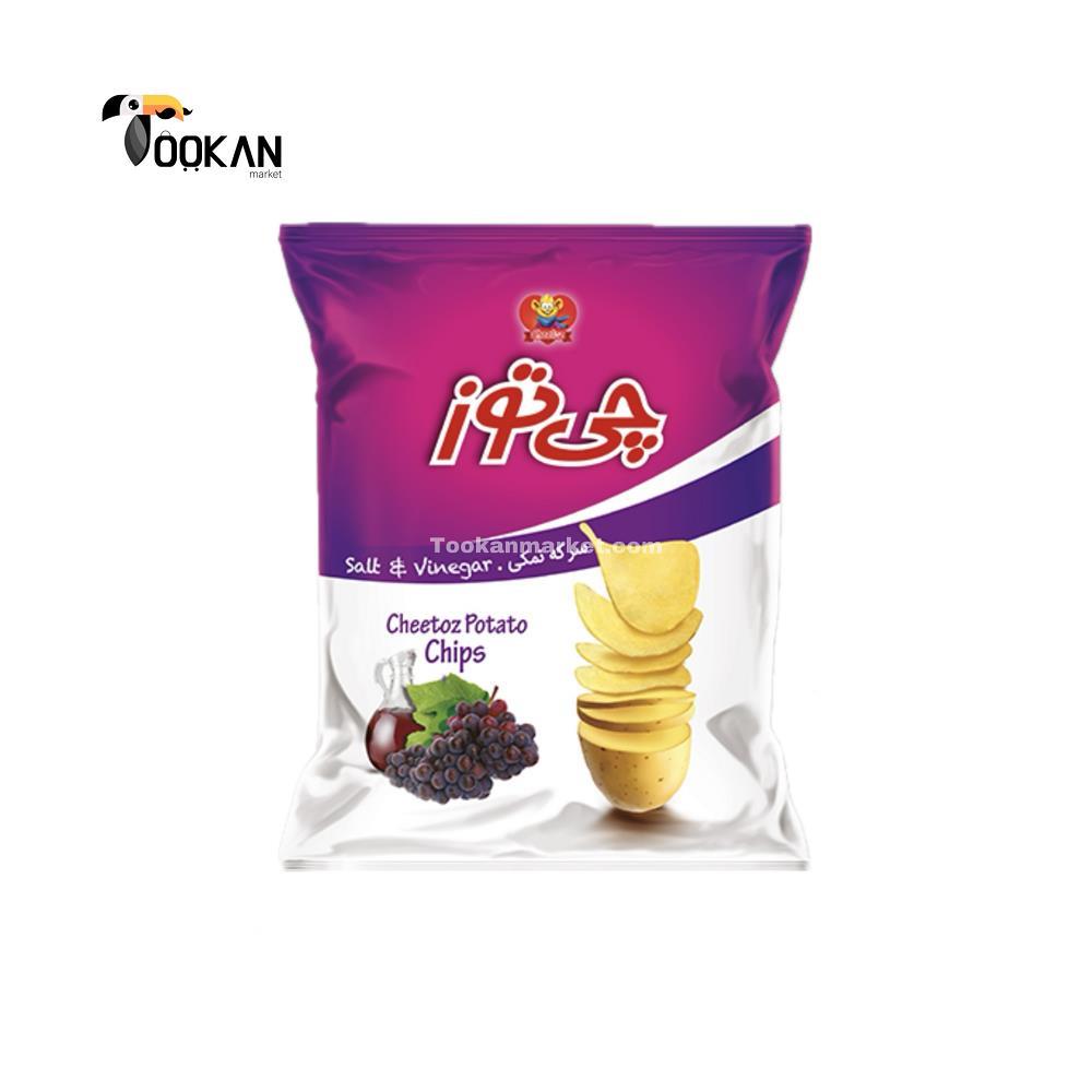 چیپس سرکه‌ای چی توز 60 گرمی