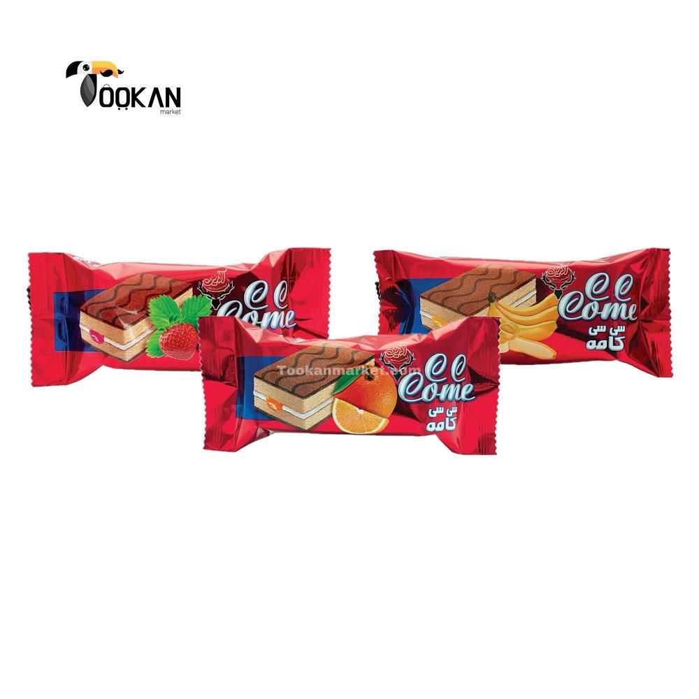 کیک لایه‌ای سی‌سی کامه 40 گرمی عباسپور