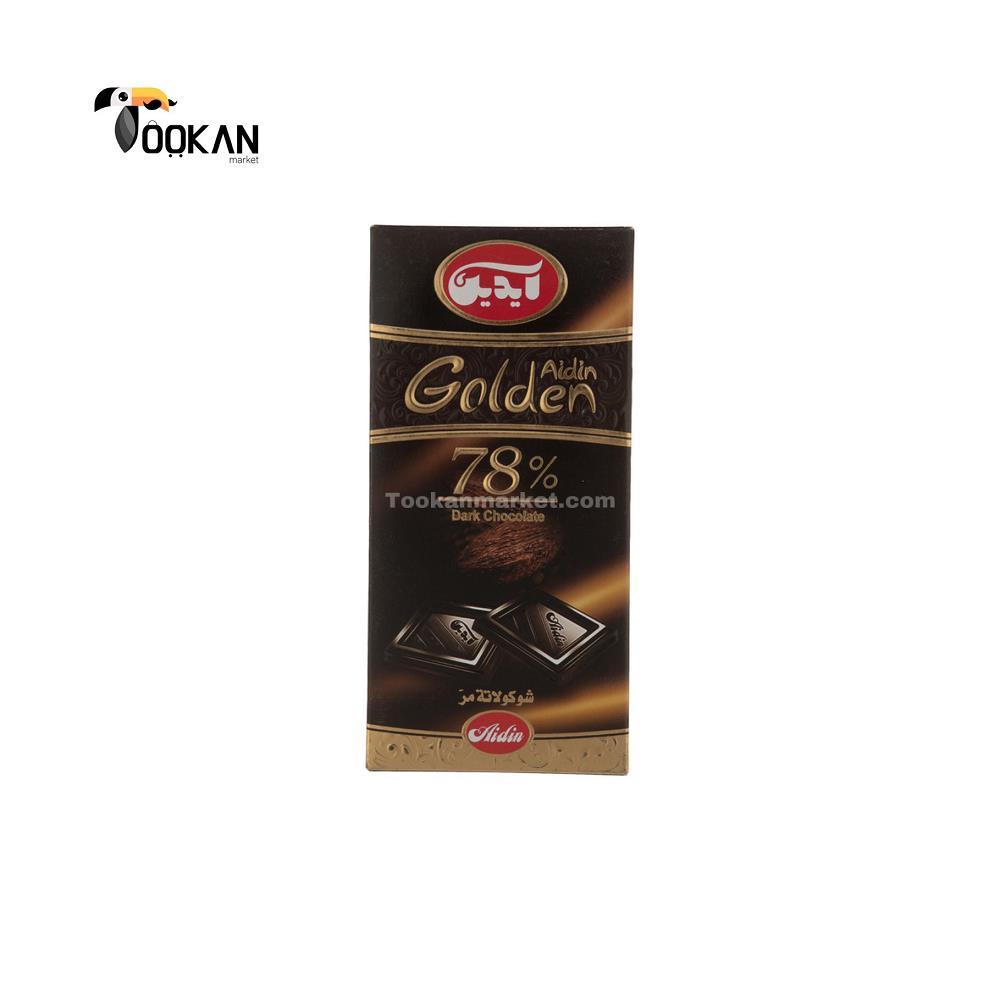 تابلت شکلات تلخ 78 درصد آیدین