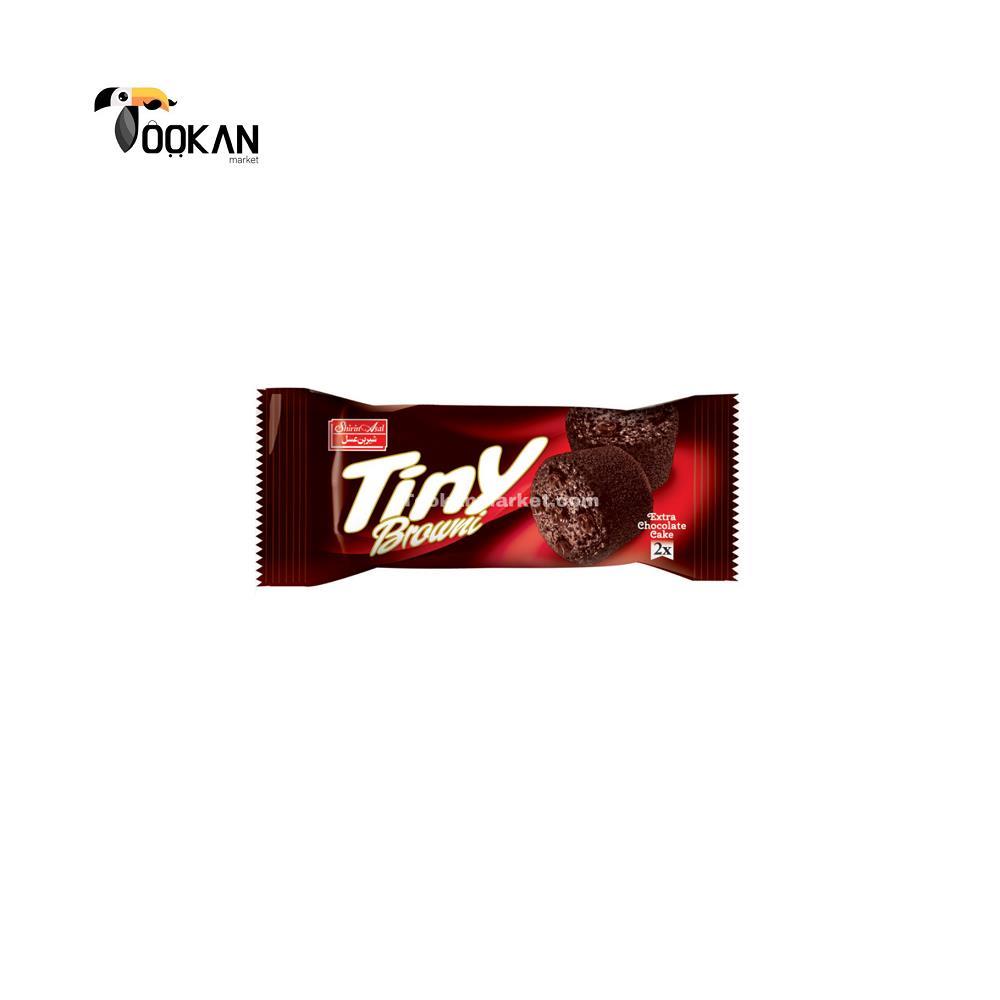 کیک تاینی براونی دوقلو 60 گرمی شیرین عسل