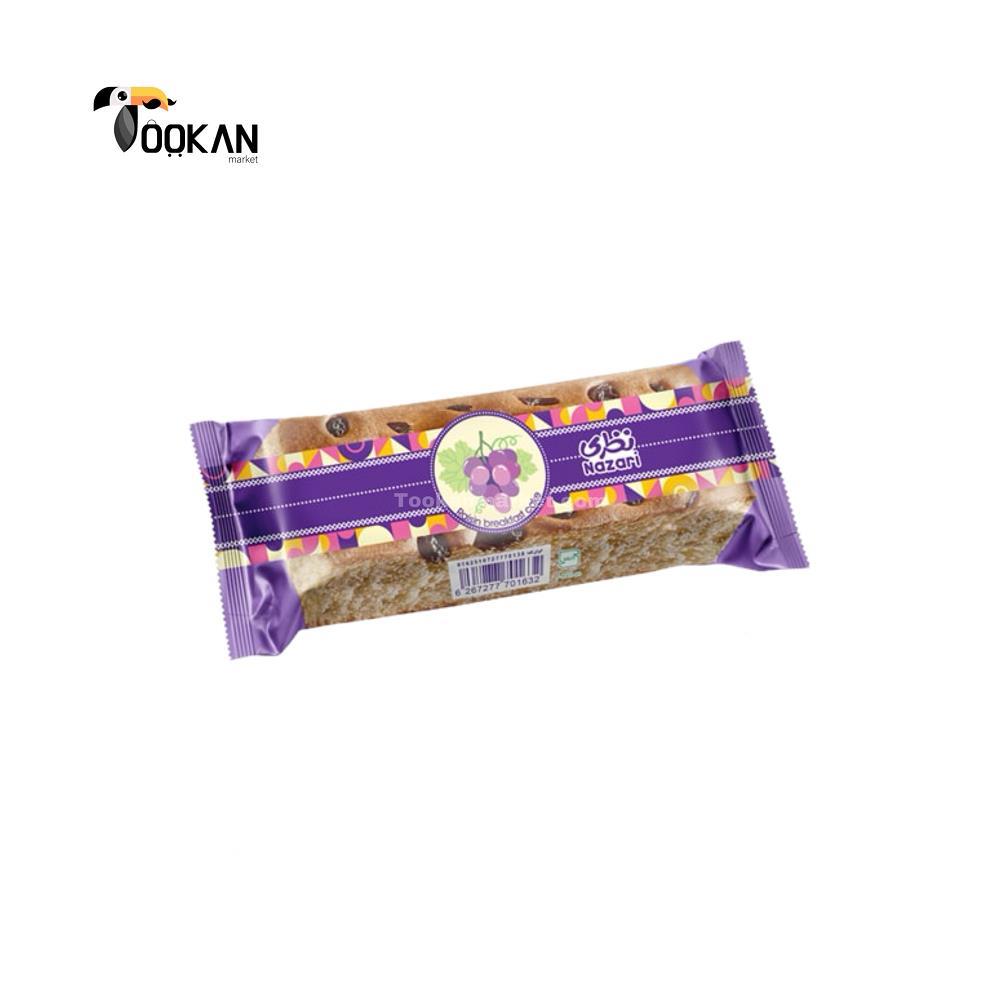 کیک خانگی کشمشی 110 گرمی نظری