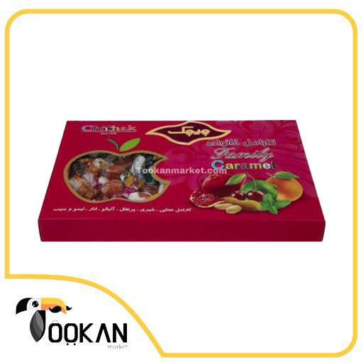 تافی کارامل خانواده 400 گرمی چیچک
