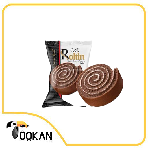 رولتین کاکائویی با کرم شیری 60 گرمی نظری