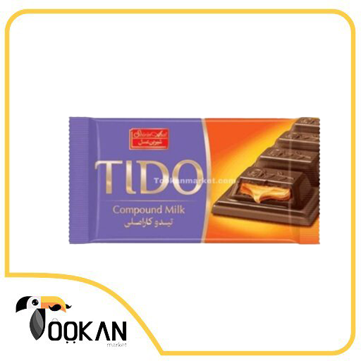شکلات با مغز کارامل تیدو 48 گرمی شیرین عسل