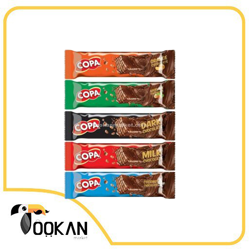 ویفر روکش شکلاتی 40 گرمی کوپا