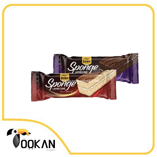 کیک اسفنجی دولایه بنیس-35 گرمی
